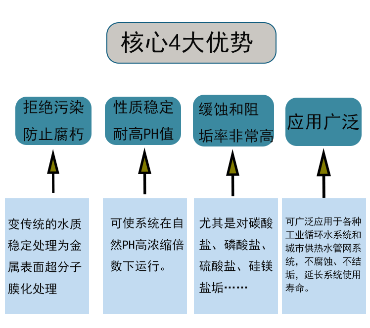 蓝旗BF-106水处理反渗透阻垢剂循环水缓蚀阻垢剂RO水处理药剂